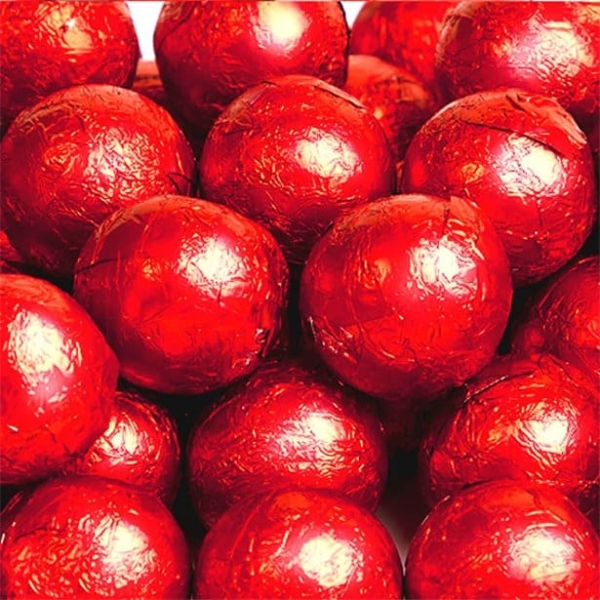 Red Milk Chocolate Balls x 100, 500g