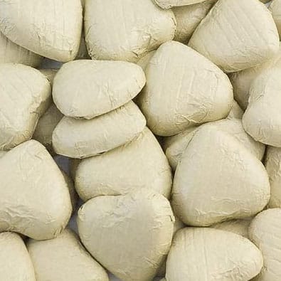 Ivory Milk Chocolate Hearts x 100, 500g