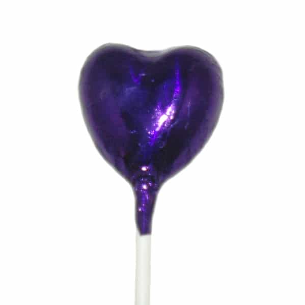 Purple Milk Chocolate Lollipop x 72, 720g