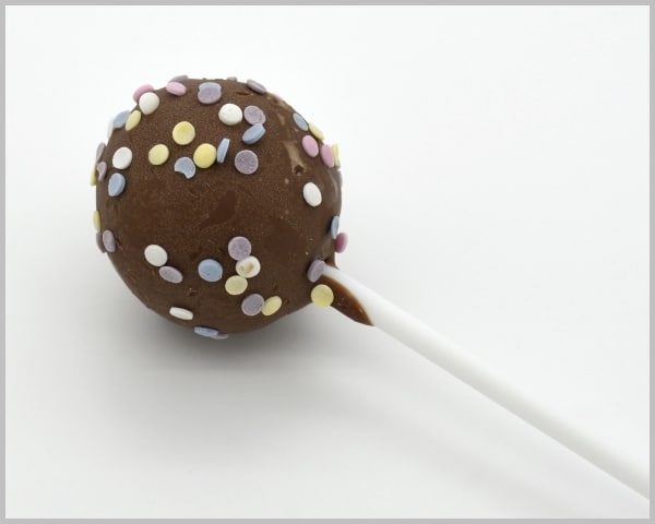 Choc cake pop