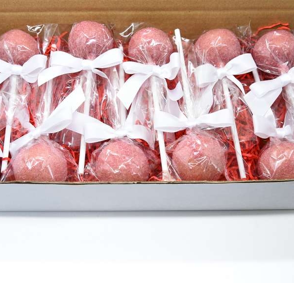 Sparkle cake pop box of 25